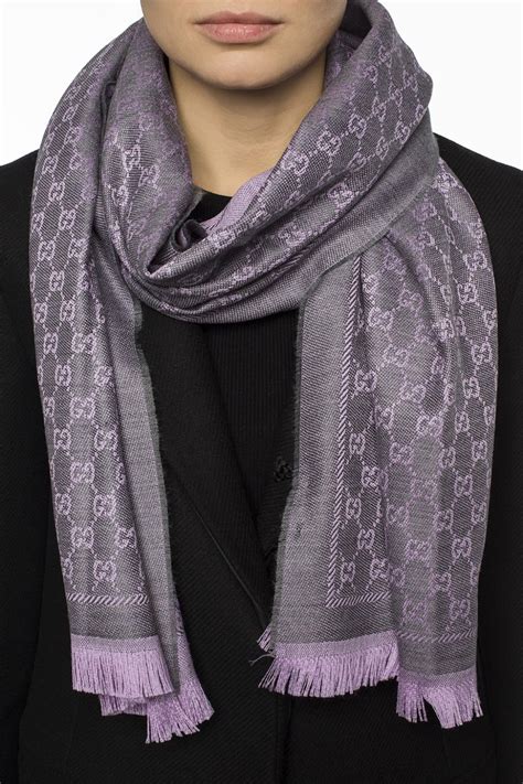 purple gucci scarf